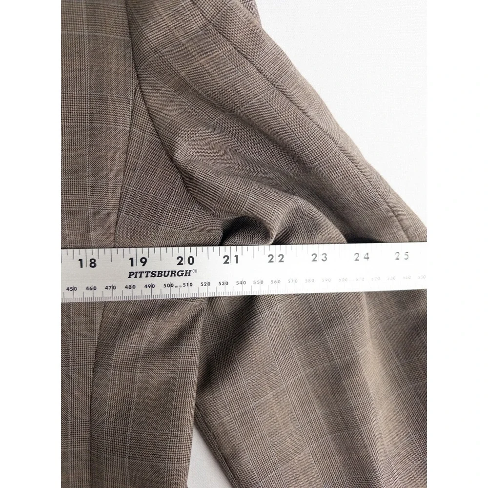 LRL Ralph Lauren Blazer Mens 40L Houndstooth 100% Wool Single Breasted 2 Button‎